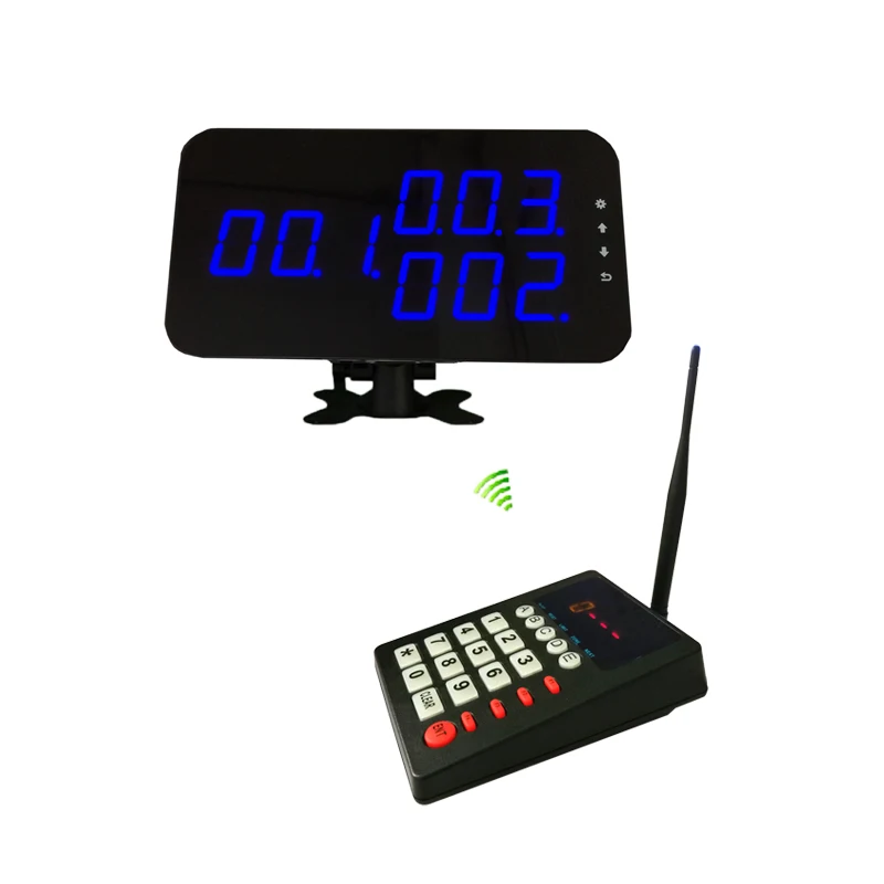 

Wireless Restaurant Customer Calling Queuing Management System with voice broadcast