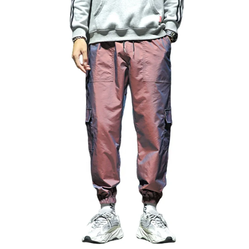 

High Quality Wholesale Spring Autumn 2020 Men's Sweartpants Fashion Nylon Trousers Mens Casual Pants, Customized color