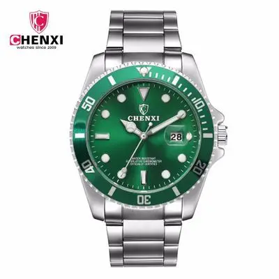 

CHENXI 085A Men' Watch Business Stainless Steel Auto Date Quartz Watch