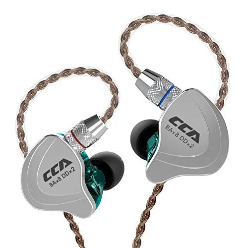 

CCA C10 4BA+1DD Hybrid In Ear Earphone HIFI DJ Monitor Running Sport Noise Cancelling Headphone with Ergonomic Design