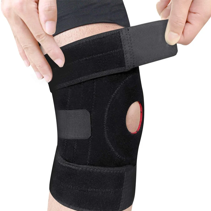 

Open Patella Hinged Protector Adjustable Support Knee Brace For Arthritis Joint Pain Relief