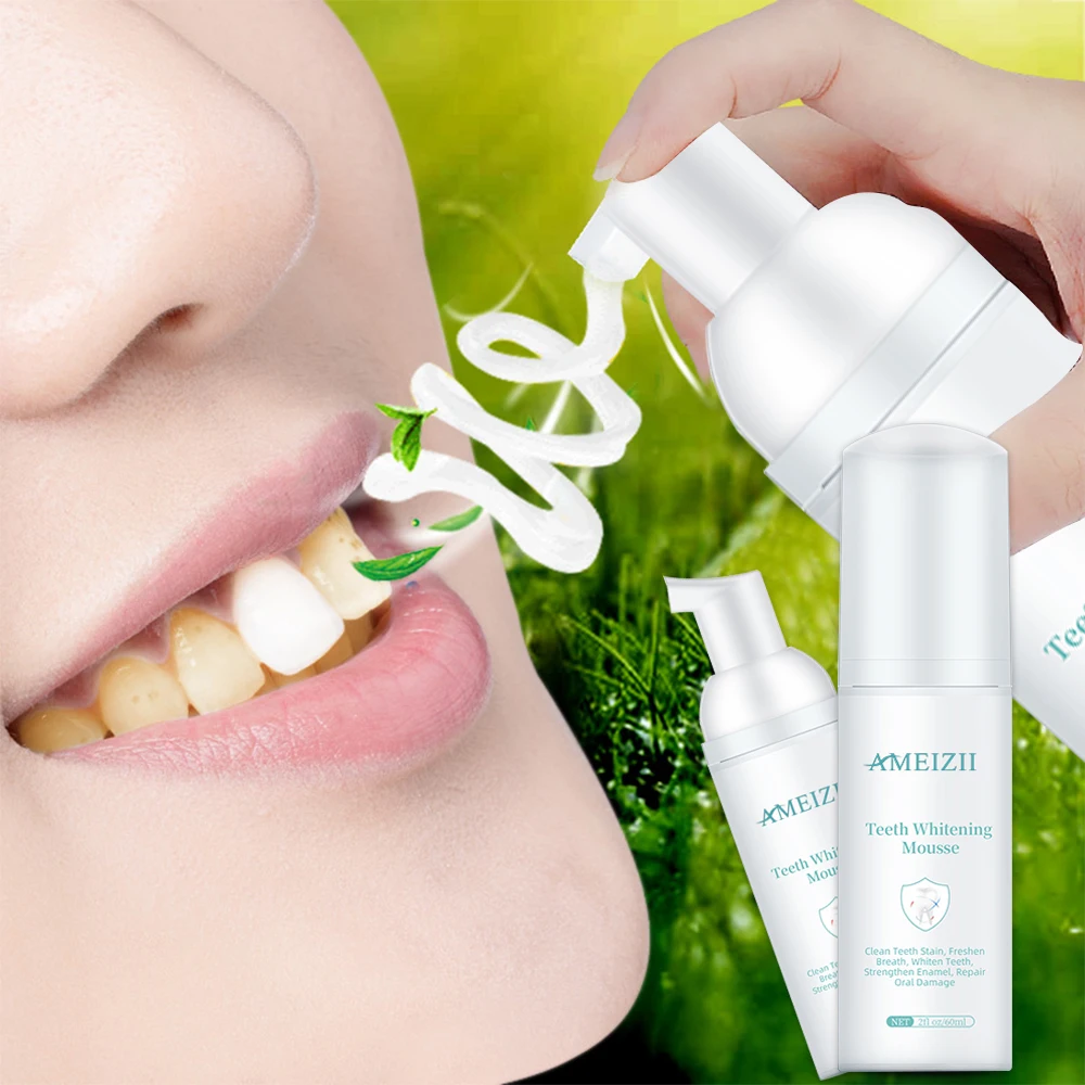 

Custom Orange Teeth Whitening Mousse Toothpaste Whitening Tooth Cleaning Foam Tandpasta Oral Care Clean Blanqueador De Dientes