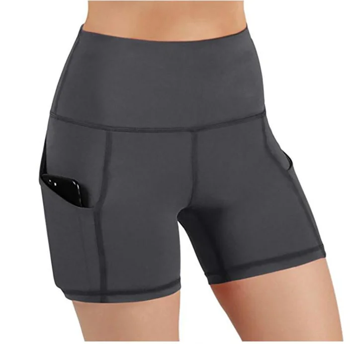 

Factory OEM Hot Selling Contrast Panels Stitching Fitness Wear Sport Training Short Yoga Pants, Customized colors
