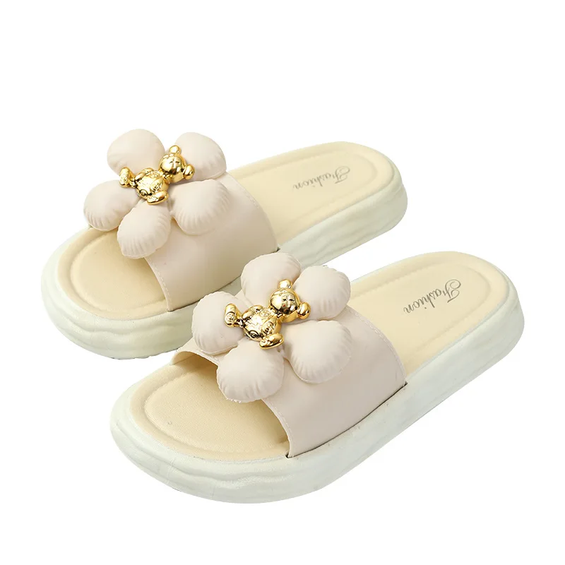 

2023 Hot Sale Soft Wholesale Outdoor House Slippers Women Teddy Bear Slippers For Women Girls New Fashion Ladies Slippers