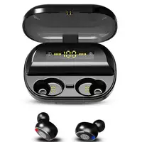 

V11 TWS Bluetooth 5.0 Headphones Wireless Earphone 9D Stereo IPX7 Waterproof Earbuds cool wireless headphones