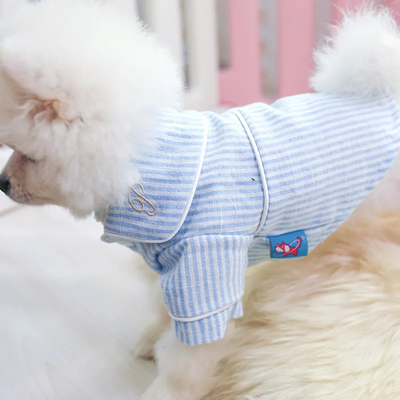 

High Quality Comfortable Dog Pajamas Fashion Striped Dog Night-clothes, Picture