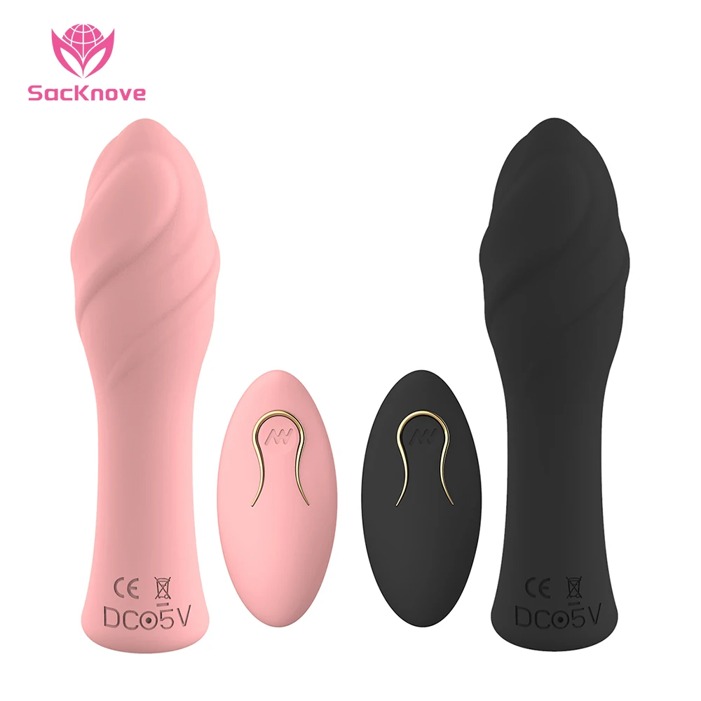 

SacKnove Wholesale Couples Sex Toy Pink Black Clitoris Remote Bullet Mini Wand Massager Rod G Spot Dildo Vibrator For Women