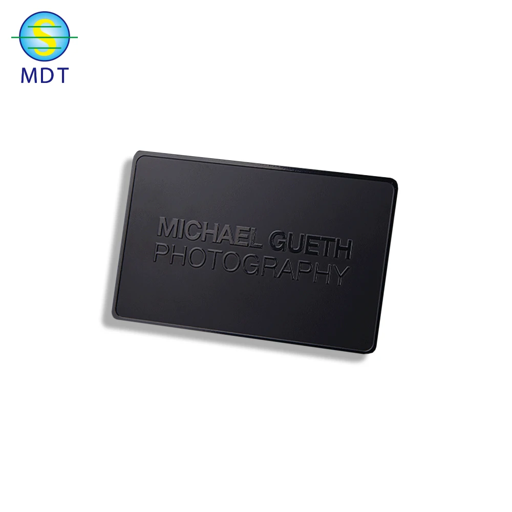 

Mdt O gift card custom Metal visiting cards promotion