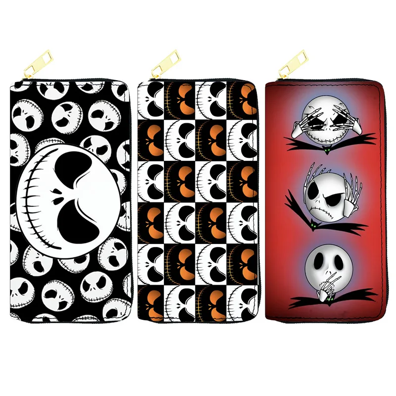 

Hot selling Ernest Saves Christmas PU Wallet Ladies long zipper wallet handbags cosmetic bag credential bag factory