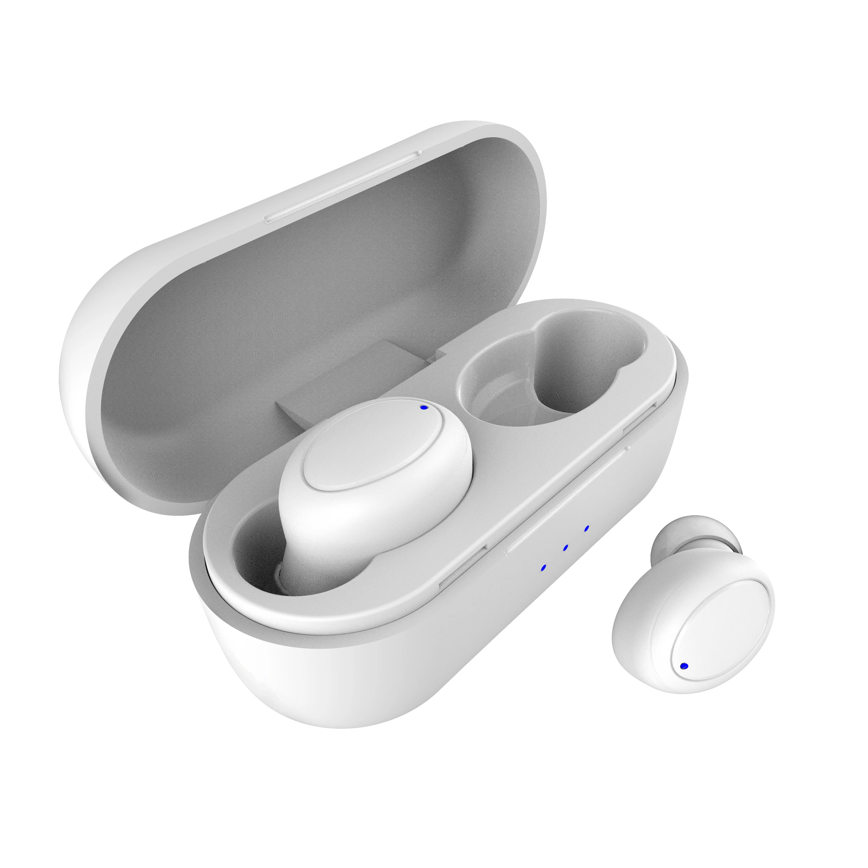 

In-Ear Tws Stereo Bt True Wireless Headset Earbuds Headphone Earphone, Black white