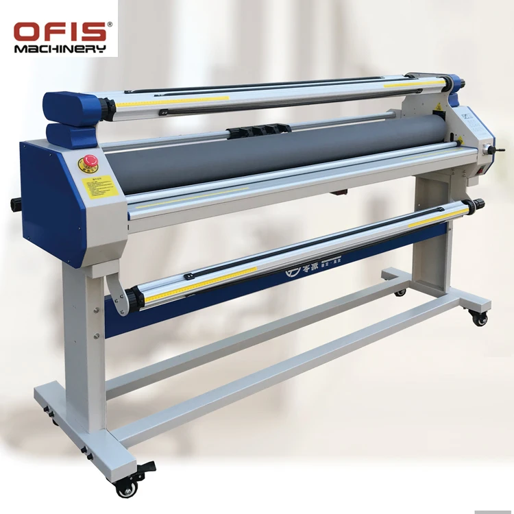 YIWU OFIS Automatic Roll Laminating Machine Cold Laminator 1600mm Width