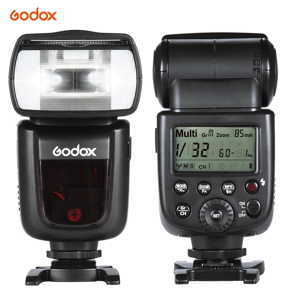 

Godox Flash V850II Camera Flash GN60 2.4G Wireless X System Speedlite light 1/8000s HSS For Canon Nikon Pentax Olympas DSLR