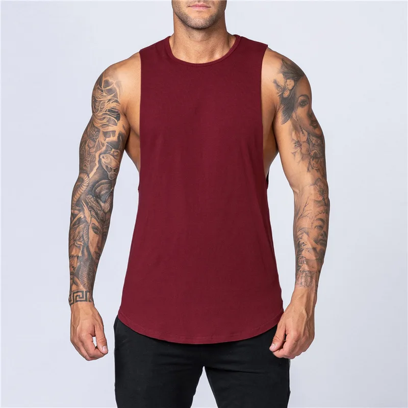 

Custom high quality mens gym tank top, As picture