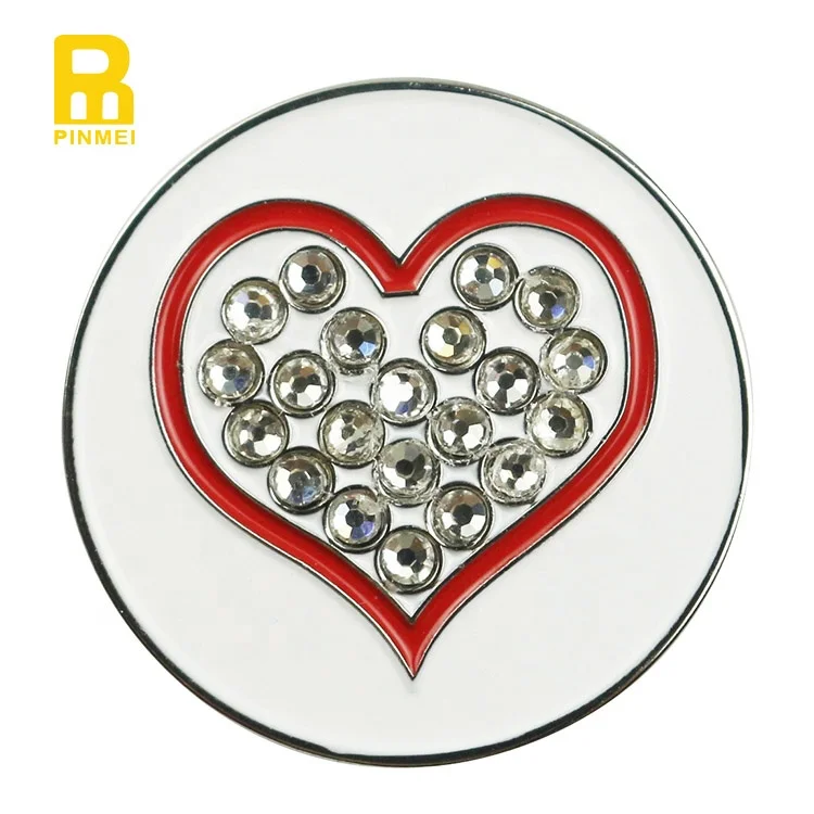 

Golf ball markers crystal golf marker
