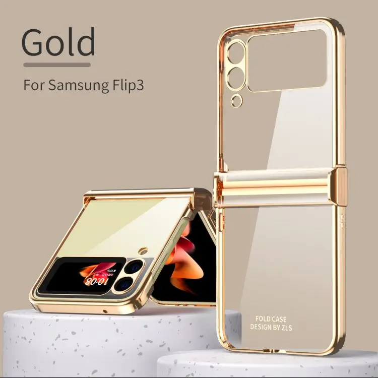 

2022 New Clear Z Flip 3 Case For Samsung Galaxy Z Flip 3 Hinge Case For Samsung Z Flip 3 Phone