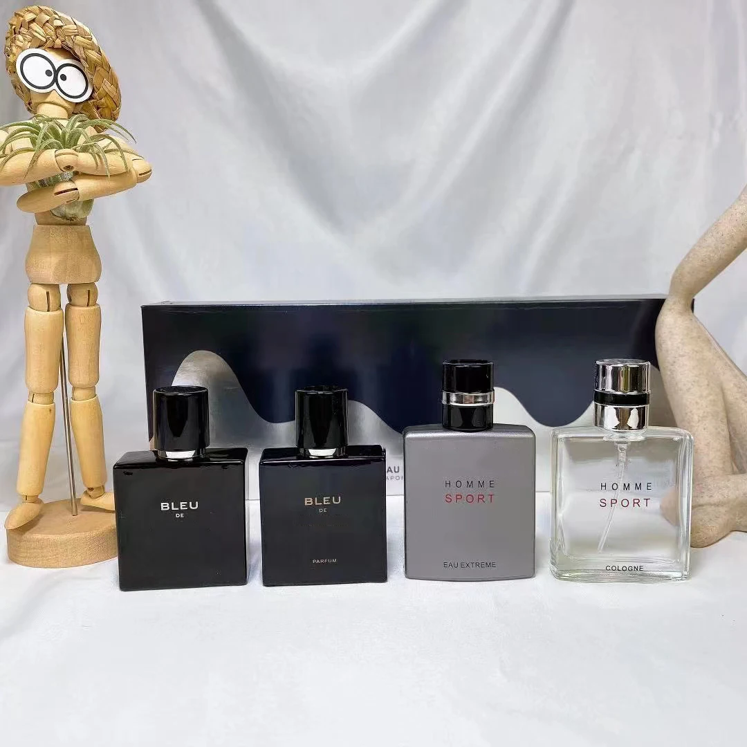 

25ml*4 Men Perfume Set EAU DE TOILETEE PARFUM Colognes Body Fragrance Hot brand Perfumes Gift Box Set Hot Selling