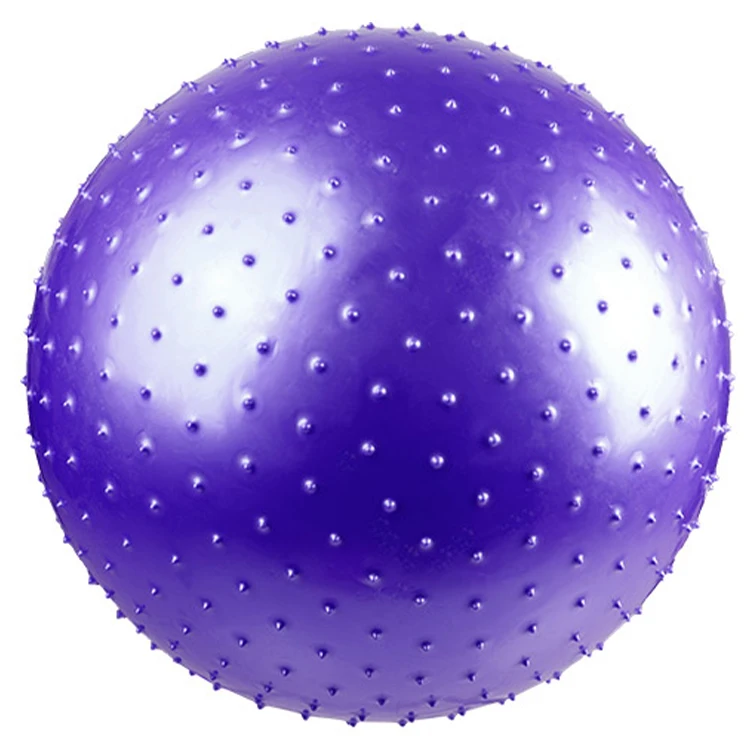 

2020 New Customized Professional Inflatable Gymnastic Exercise Massage Gym Equipment Yoga Balance Ball for fitness, Red