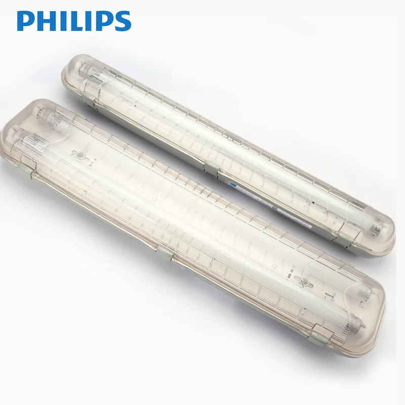Philips three anti-light led full set of waterproof TCW060/18W/28W/36W single and double tube fluorescent lamp bracket lamp
