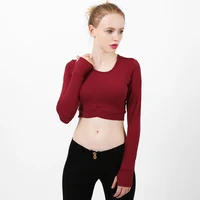 

Elastic Band Apparel Wholesale Women Training Sports Yoga Top Workout Tops For Sale