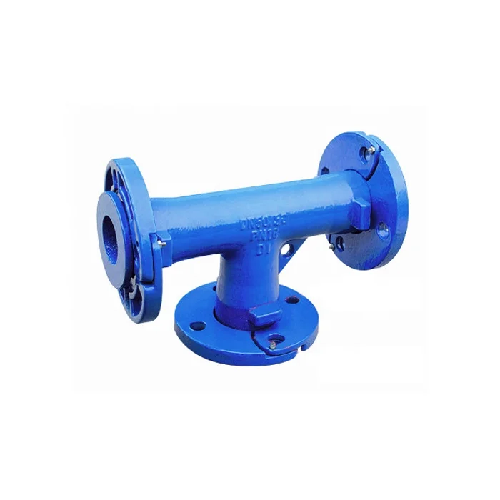 En545 Ductile Iron Pipe Fitting Loose Flanged Tee For Ductile Iron Pipe