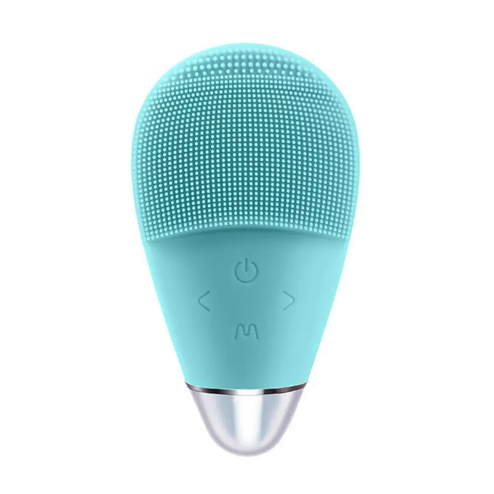 
Electric Silicone Face Wash Brush 3 in 1 Sonic Facial Cleansing Brush Vibration Massager Eye Dark circles remove Anti-aging 