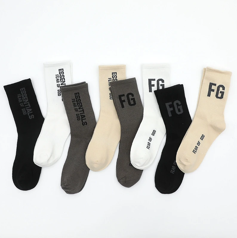 

Wholesale OEM Socks Men Cotton Socks Anti Bacterial high Street style Custom Technology Knit essential socks for men