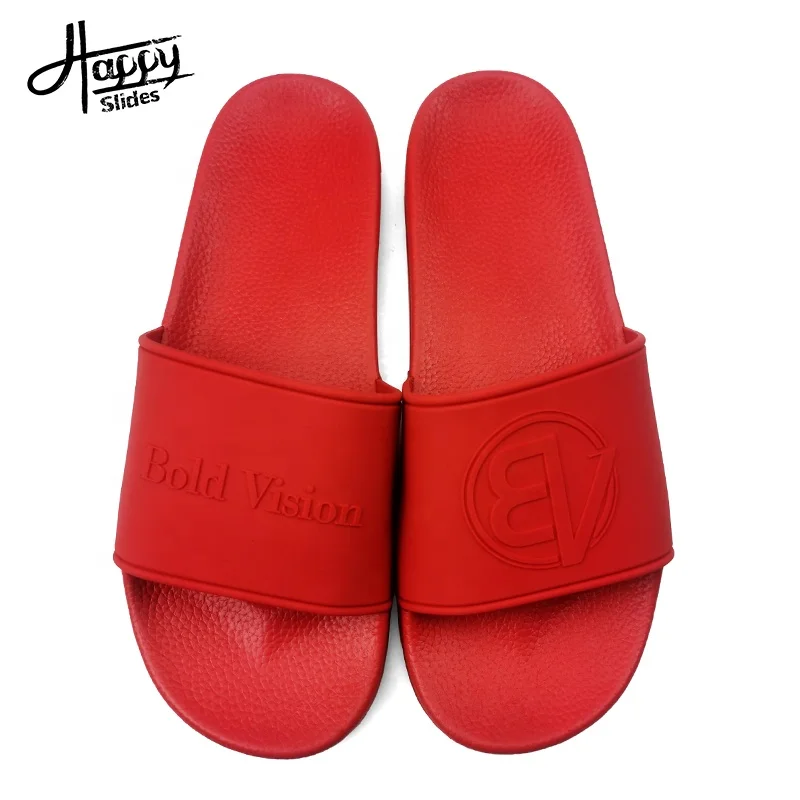 

Happyslides Fashion Rubber Slippers Comfort Custom Slides Sandals With Logo Sliders Slippers Rubber Plain Slides