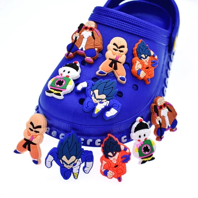 

Stock cartoon design hot selling pvc rubber clog accessories shoe charms, Customized