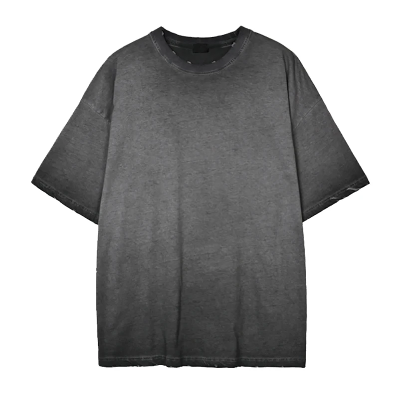 

OEM Men Casual High Quality Summer Wash Oversize Vintage Washed T Shirts