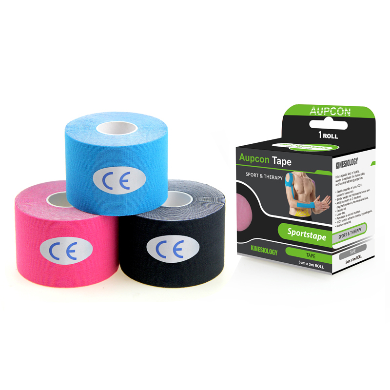 

Aupcon OEM Accepted Factory Price Kinesiology Tape Kinesiotape Sports Tape