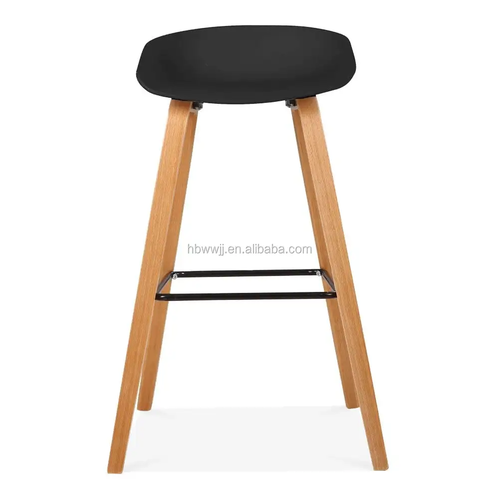 Bar Stools Dining Chair Kitchen Pub Breakfast Solid Wood Metal Backrest Footrest Counter Tall Chairs Buy Bar Stools High Stool Bar Chairs