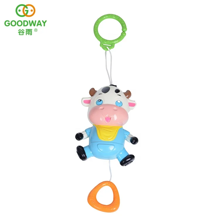 
Cartoon Animal Plastic Music Pull Bell Toy Musical Bed Bells 