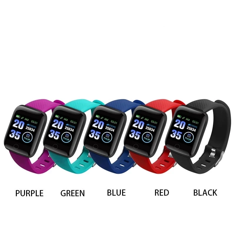 

2021 new 116plus touch screen blood pressure sport wristband bracelet fitness smart phone watch D13 for samsung