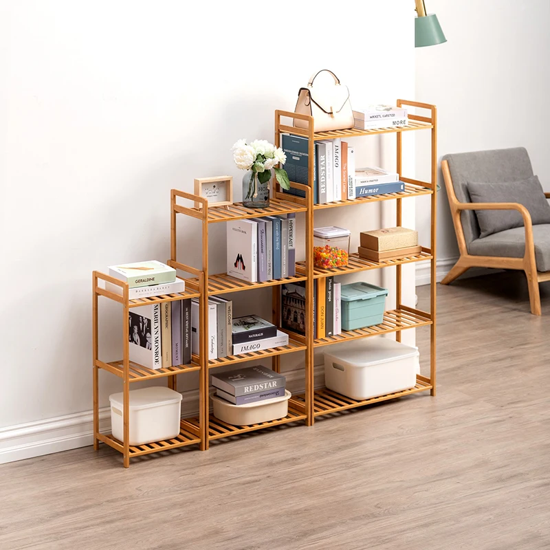 
Eco-friendly Made of 100% Natural Book Shelf Wooden Bookcase 