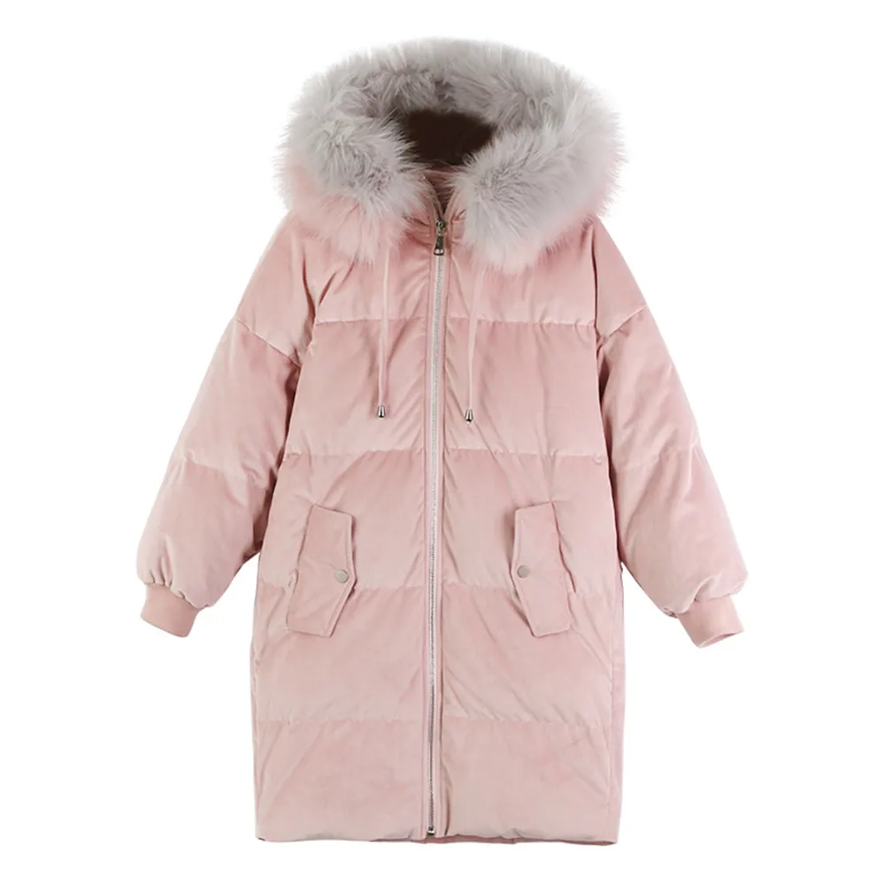 

Factory hot sale Loose down jackets Ladies winter down jackets fashion coat, Hybrid