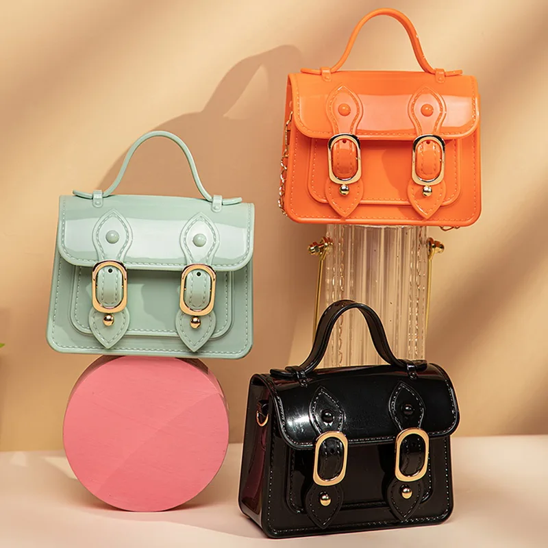 

2021 Women Handbag Hot Selling Large Capacity Shoulder Bags Solid Color Female PU Leather Messenger Bag, Picture color