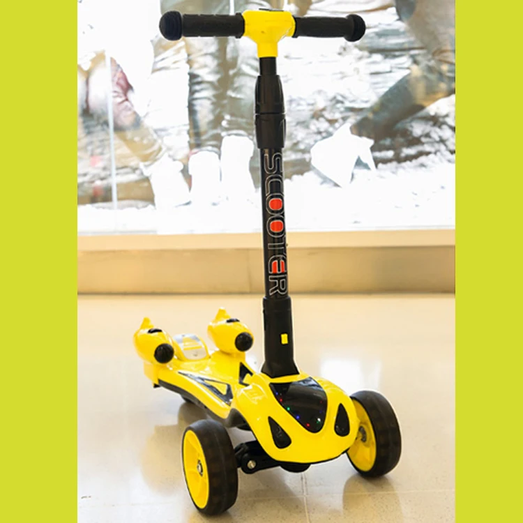 

2021 new model foldable 3 wheel kids scooter for child toddler kick scooter rocket scooter for children