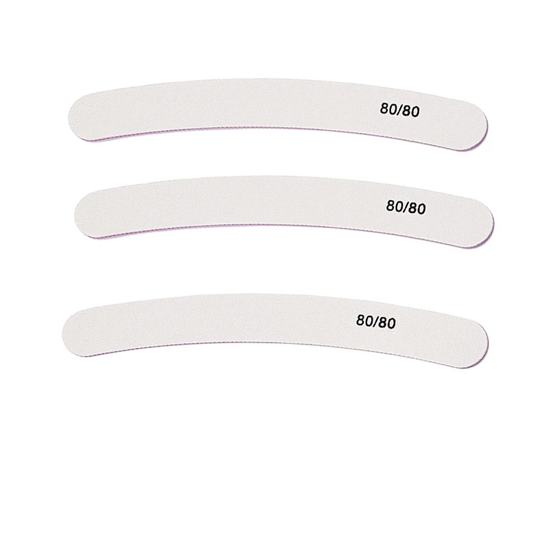 

Dropshipping Sandpaper Personal Logo 80/80 80 80 Nails File, Customized color