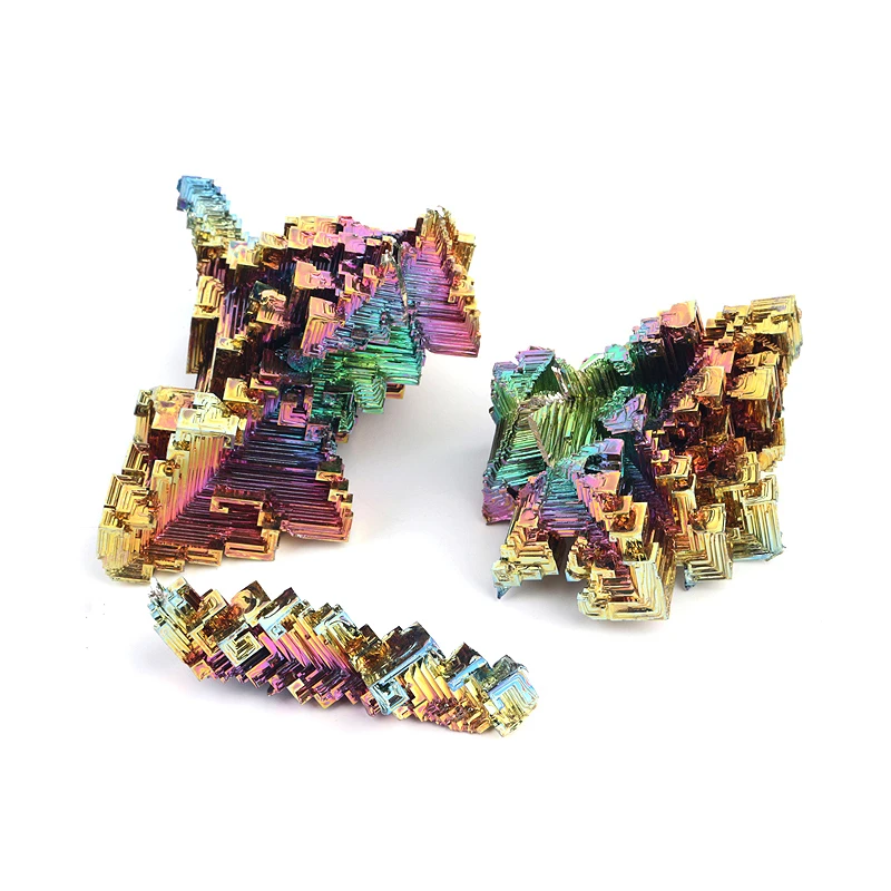 

natural reiki stone raw bismuth quartz rough stone crystal ore for decoration