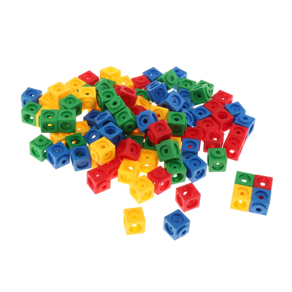 Daju Linking Maths Cubes 100 pieces