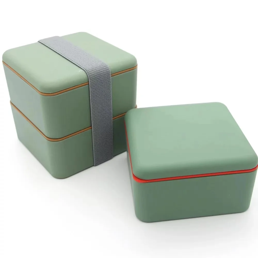 

Ecofriendly Food Standard Natural Organic PLA Bamboo Fiber Lunchbox With PLA Lid, Customized color