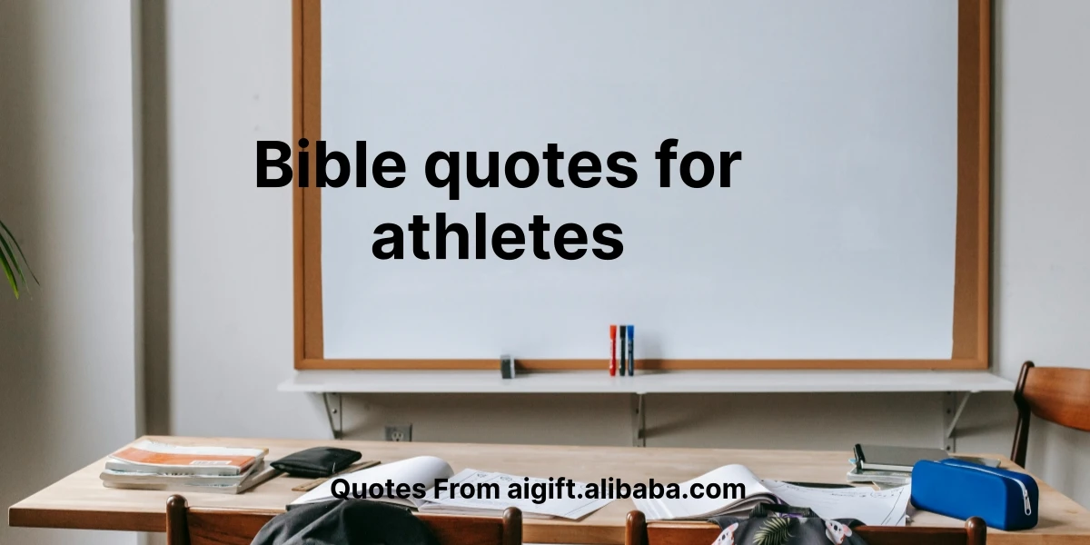 bible quotes for athletes