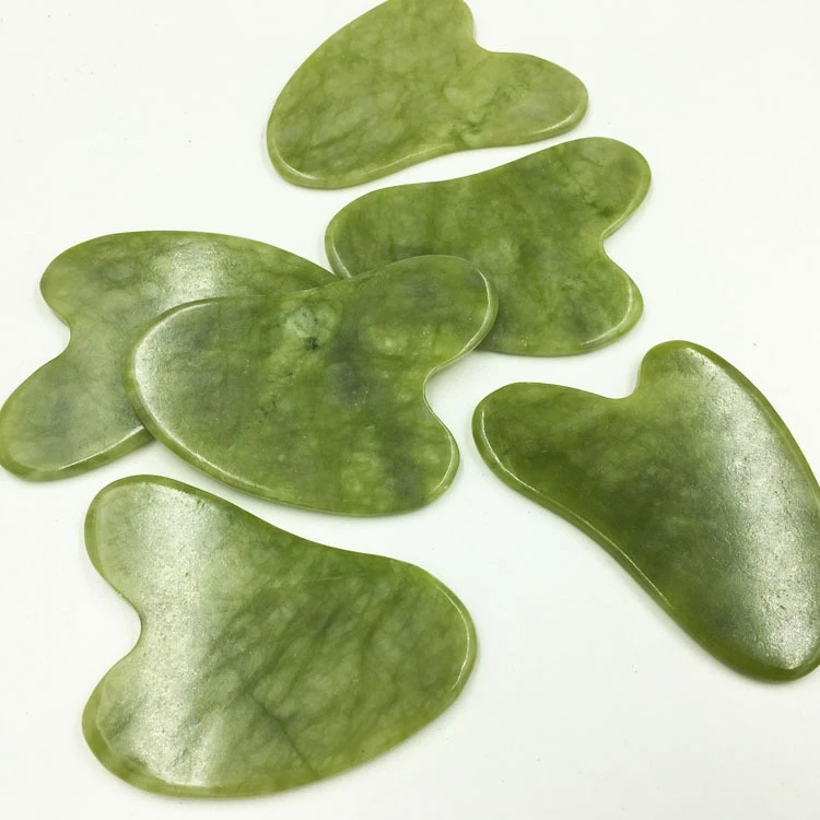 

best selling New product facial cool massage products new xiuyan jade gua sha jade guasha tool