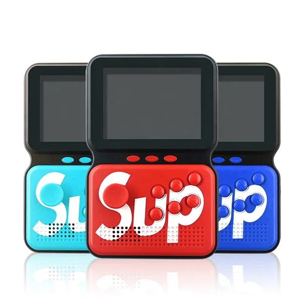 

Top selling SUP M3 Video Game Console Built- in 900 Retro Classic Games Handheld Game Player for Gameboy, Black red blue green