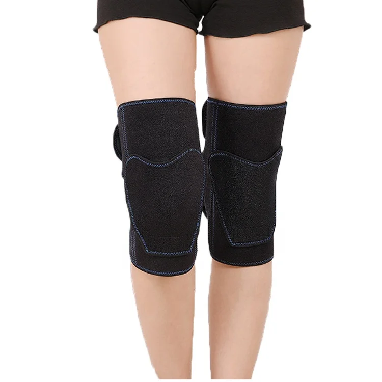 

Leg and knee protectors for thigh pull protection basketball running leg protectors X-1319, Black knee support