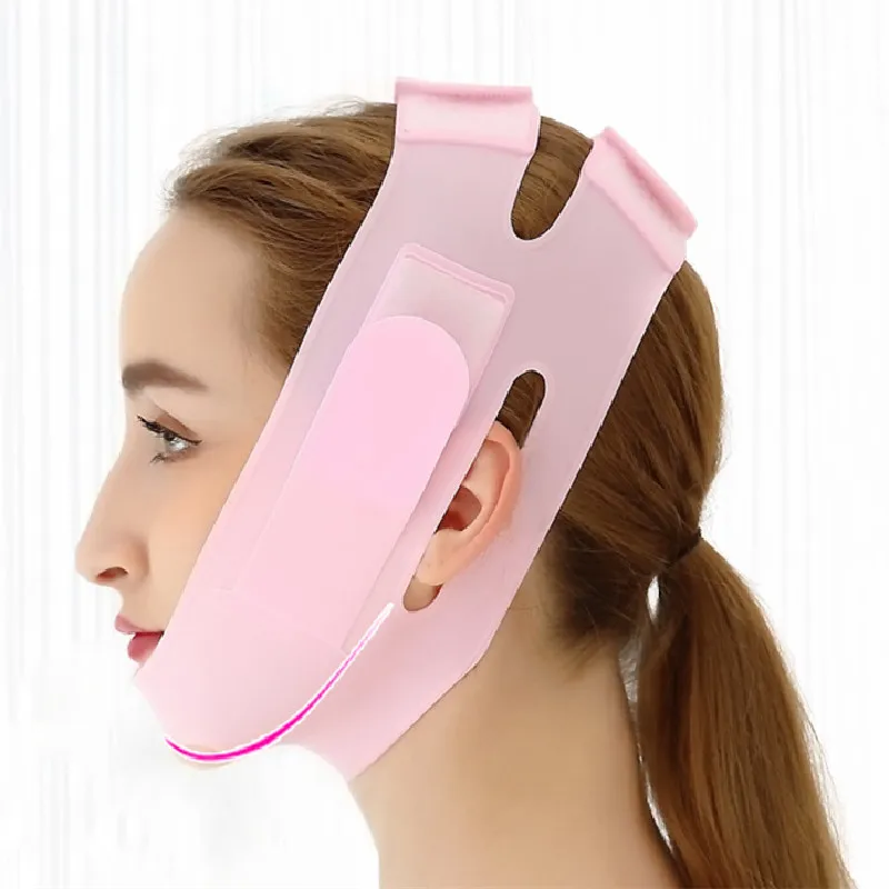 

Fashional Silicone face Lifting V-Line Chin Slimming Bandages Double Chin Weight Loss V Face Belts Correction Belt