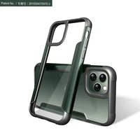 

For iPhone 11/11 Pro/11 Pro Max, Shockproof Design Metal Frame Hybrid Phone Case Hot Selling at Amazon