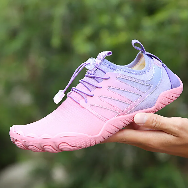 

PASUXI Breathable Water Shoes For Unisex Climbing Hiking Upstream Shoes Men Outdoor Beach Swimming Shoes Barefoot Sneakers