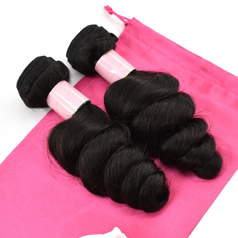 

10A Raw Malaysian cuticle aligned virgin human loose wave hair Bundles with wholesale hair supplier can be dyed, Natural colors