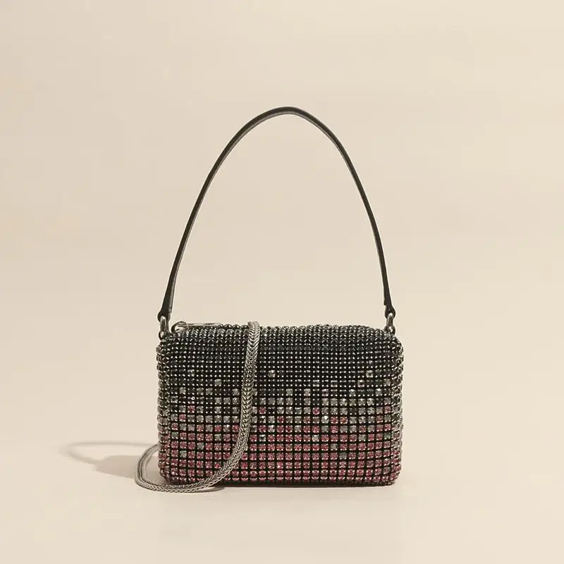 

Hot sale evening clutch bags Rhinestone bag with crystal evening bags 2021, Colorful diamond